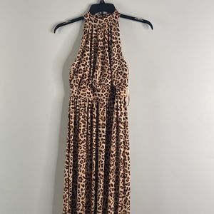 I.N.C Cheetah Print Petite Maxi Dress